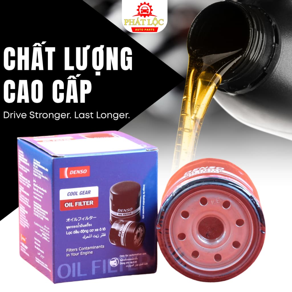 Lọc nhớt động cơ Denso phù hợp Innova, Fortuner, Hilux ( Denso chính hãng) - ảnh 2