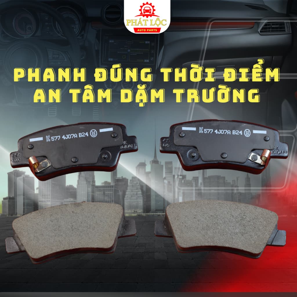 Má phanh sau Accent, Elantra, Cerato,... CÓ GÀI ( Mobis chính hãng ) - ảnh 3
