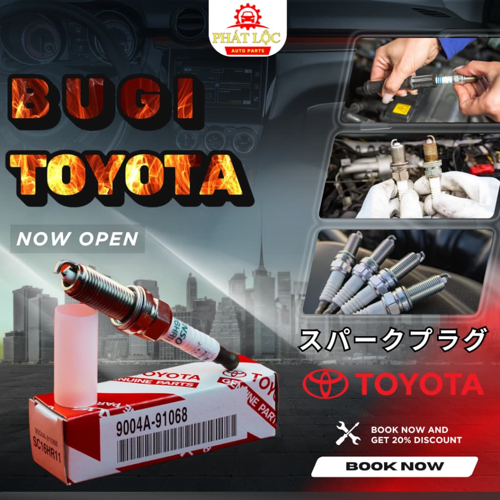 Bugi Vios 2017-2022, Rush, Avanza ( Toyota chính hãng)