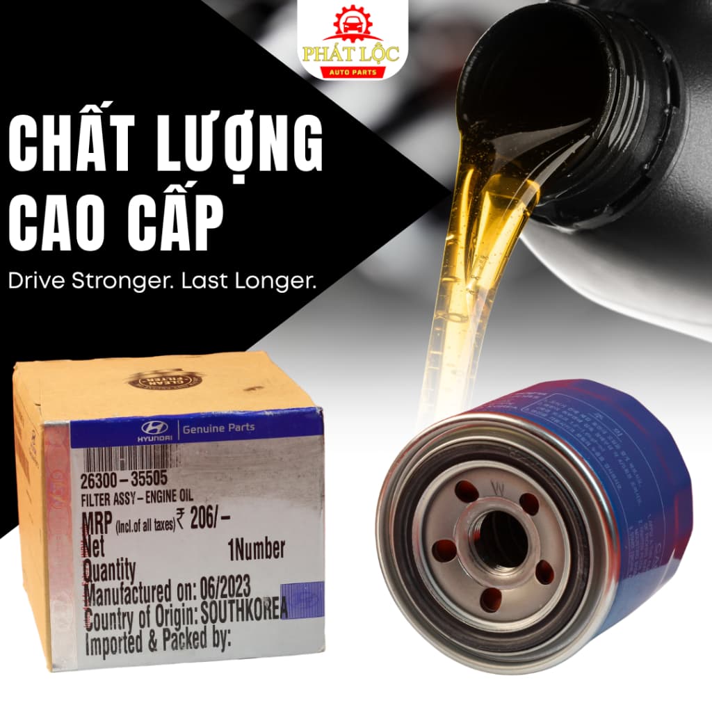 Lọc nhớt Cerato, Forte, Sonata, Avante...( Mobis chính hãng 100%) - ảnh 2