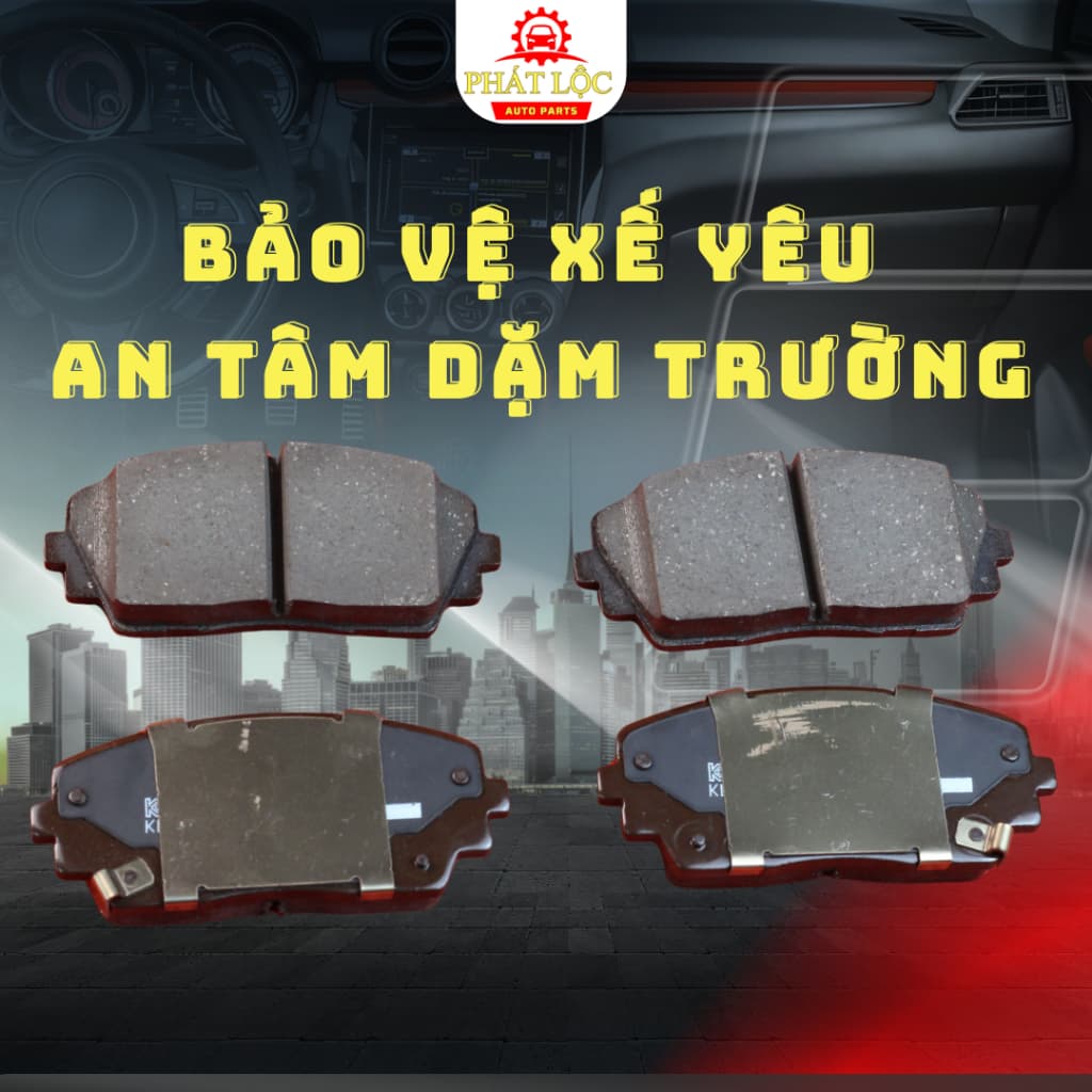 Má phanh trước Kia Morning 2012-2020 ( Mobis chính hãng) - ảnh 3