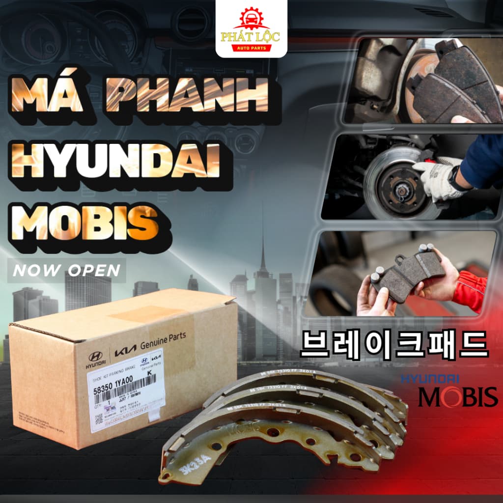 Guốc phanh sau Kia Morning 2012-2020 ( Mobis chính hãng)