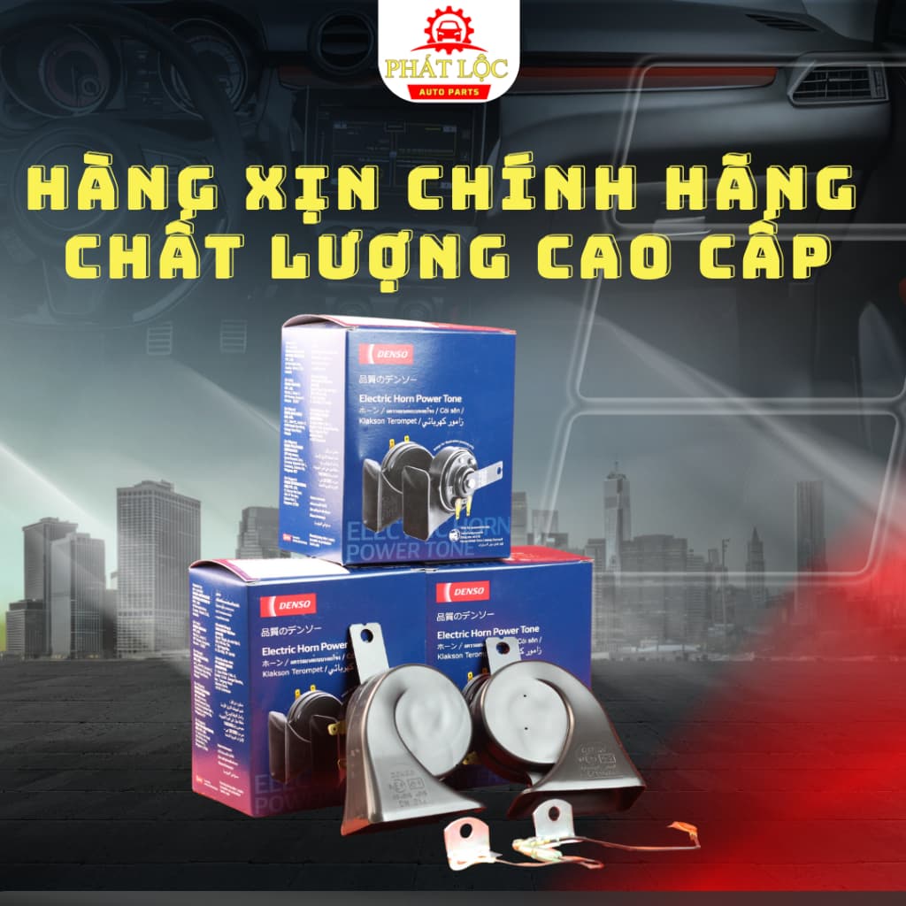 [ CHÍNH HÃNG] Còi sên Denso 12V 2 giắc chính hãng sản xuất tại Indonesia - ảnh 2