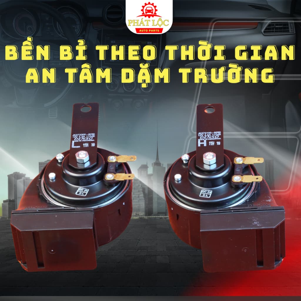 Còi sên 2 giắc Chống Nước ( Denso chính hãng) - ảnh 3