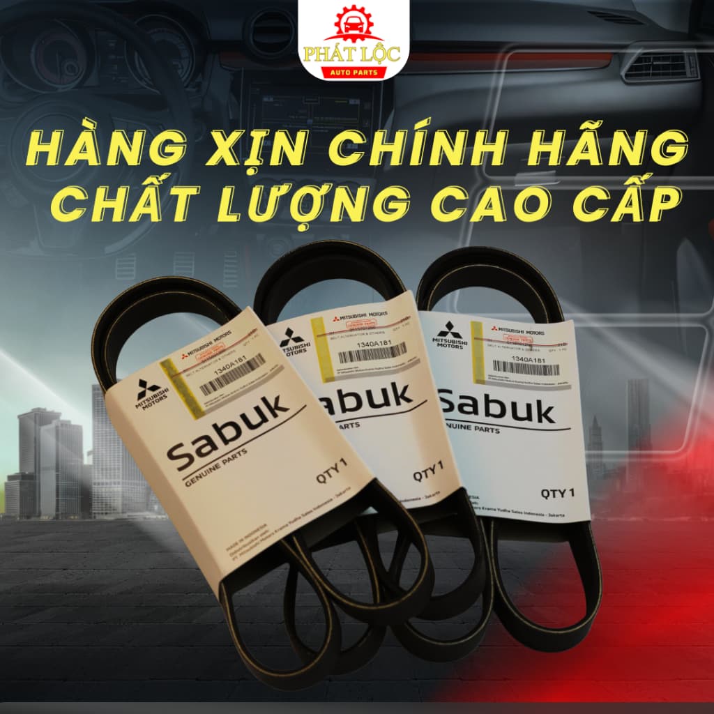 Dây curoa tổng Xpander chính hãng ( Misubishi chính hãng) - ảnh 2