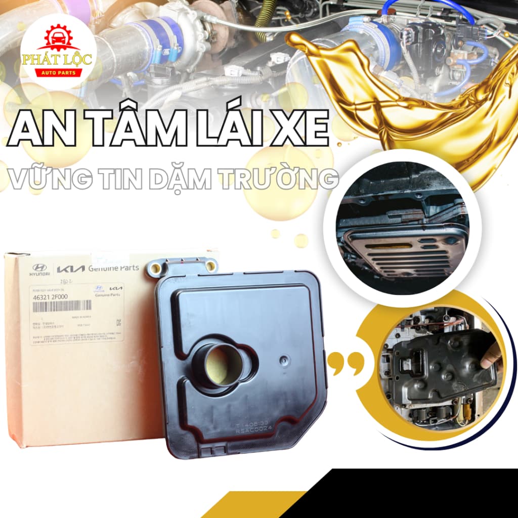 Lọc dầu hộp số tự động Accent, Tucson,Elantra, Cerato, Kona...( Mobis chính hãng) - ảnh 2