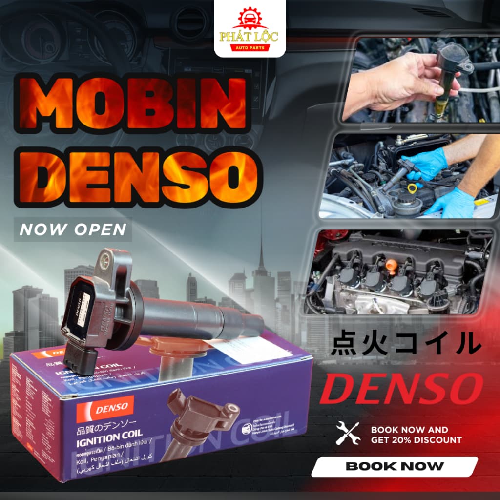Mobin, Bô bin Denso phù hợp Vios 2008-2013 ( Denso chính hãng)