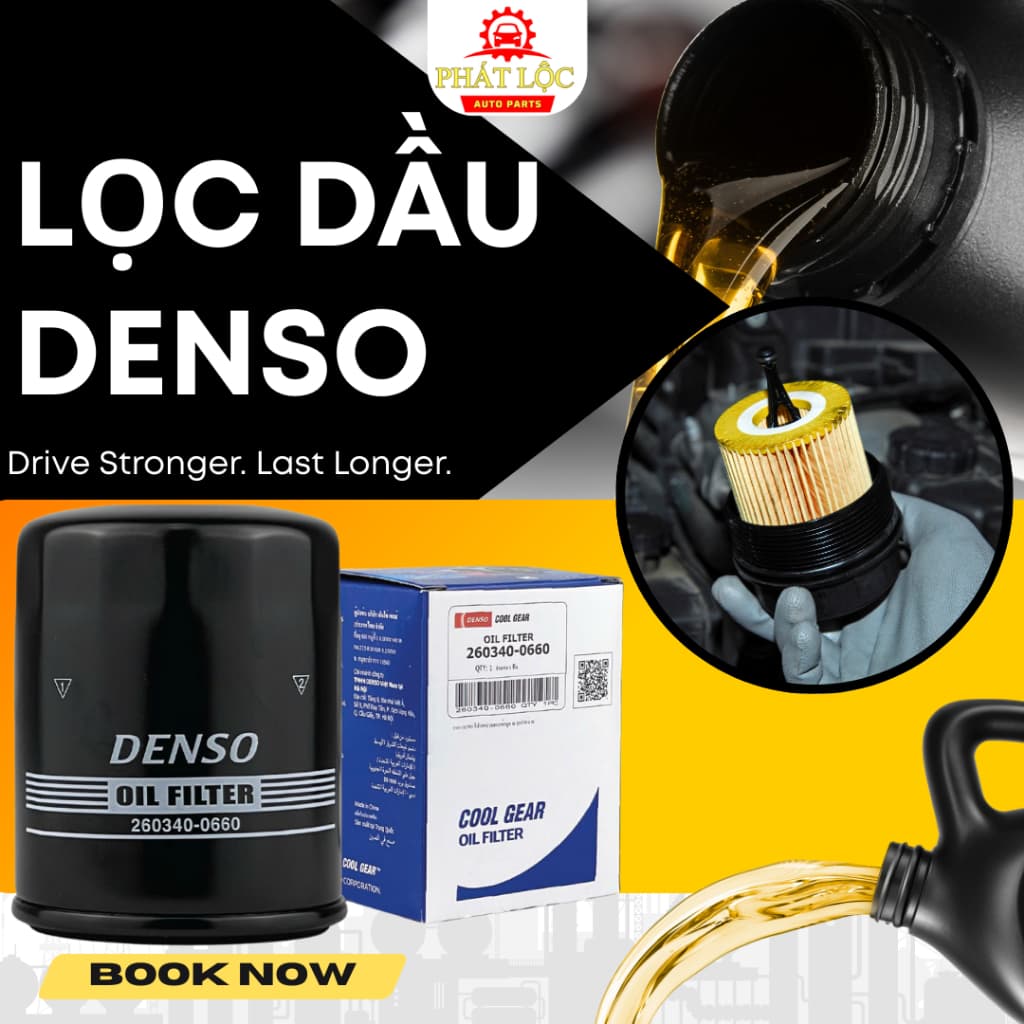 Lọc nhớt Denso phù hợp Xpander, Outlander, Attrage, Mirage ( Denso chính hãng)