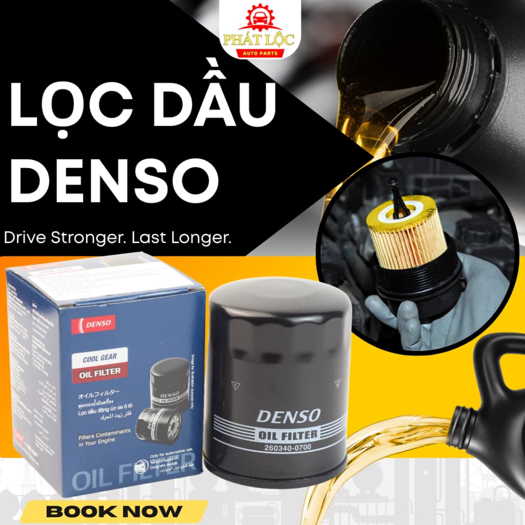Lọc nhớt Denso phù hợp Honda City, CRV, Civic ( Denso chính hãng)