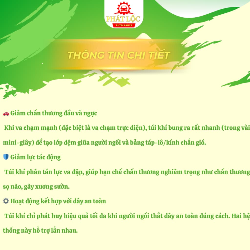 Túi khí bên phụ Accent 2018-2023 ( Hyundai chính hãng) - ảnh 4