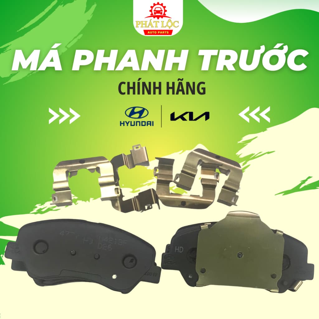 Má phanh trước Accent 2018-2023, Cerato, ...(Hyundai chính hãng) - ảnh 2