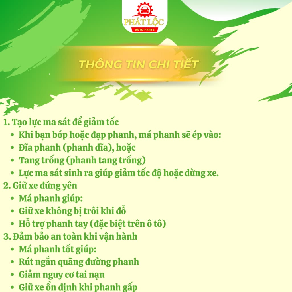 Má phanh trước Accent 2018-2023, Cerato, ...(Hyundai chính hãng) - ảnh 4