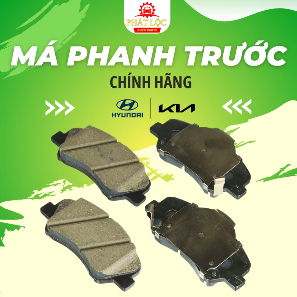 Má phanh trước Accent 2018-2023, Cerato, ...(Hyundai chính hãng) - ảnh 3
