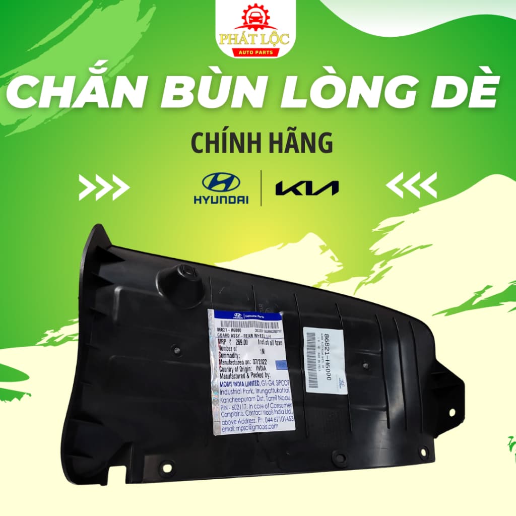 Lòng dè chắn bùn Accent 2018-2023 ( Hyundai chính hãng) - ảnh 3