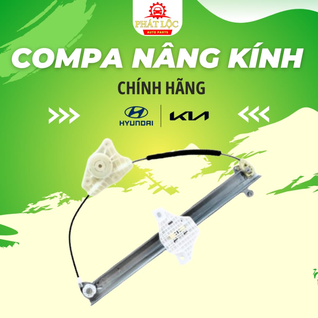 Cáp nâng kính, Compa nâng kính Accent 2018-2023 ( Hyundai chính hãng) - ảnh 3