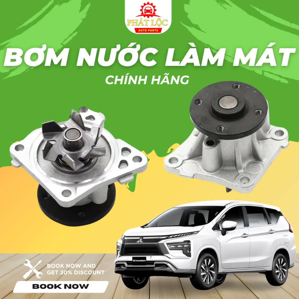 Bơm nước làm mát Xpander ( Mitsubishi chính hãng)