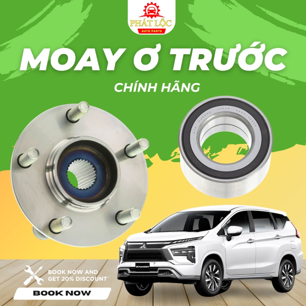 Moay ơ, bi moay ơ trước Xpander ( Mitsubishi chính hãng)
