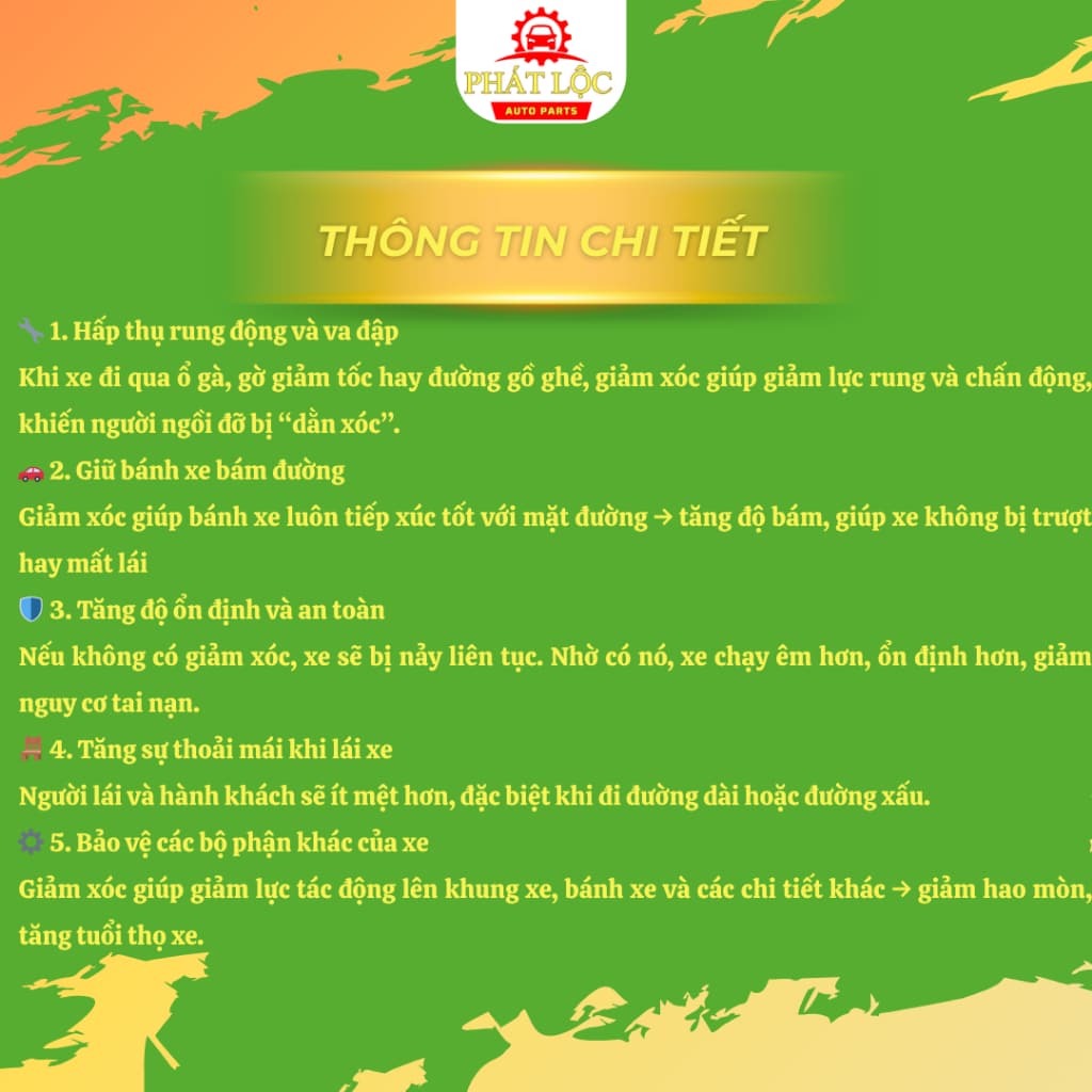 [ Giá 1 đôi ] Giảm xóc trước, sau Xpander ( Mitsubishi chính hãng) - ảnh 4