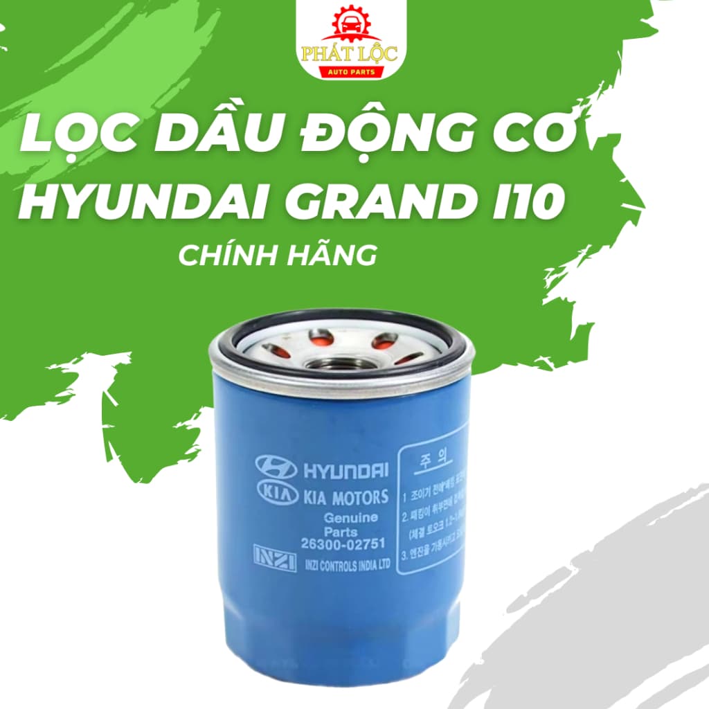 Lọc nhớt, lọc dầu động cơ I10, Morning, Accent chính hãng - ảnh 3