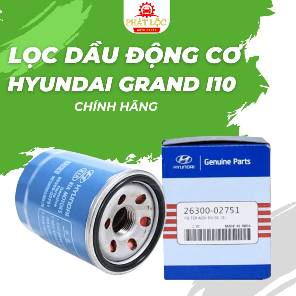 Lọc nhớt, lọc dầu động cơ I10, Morning, Accent chính hãng - ảnh 2