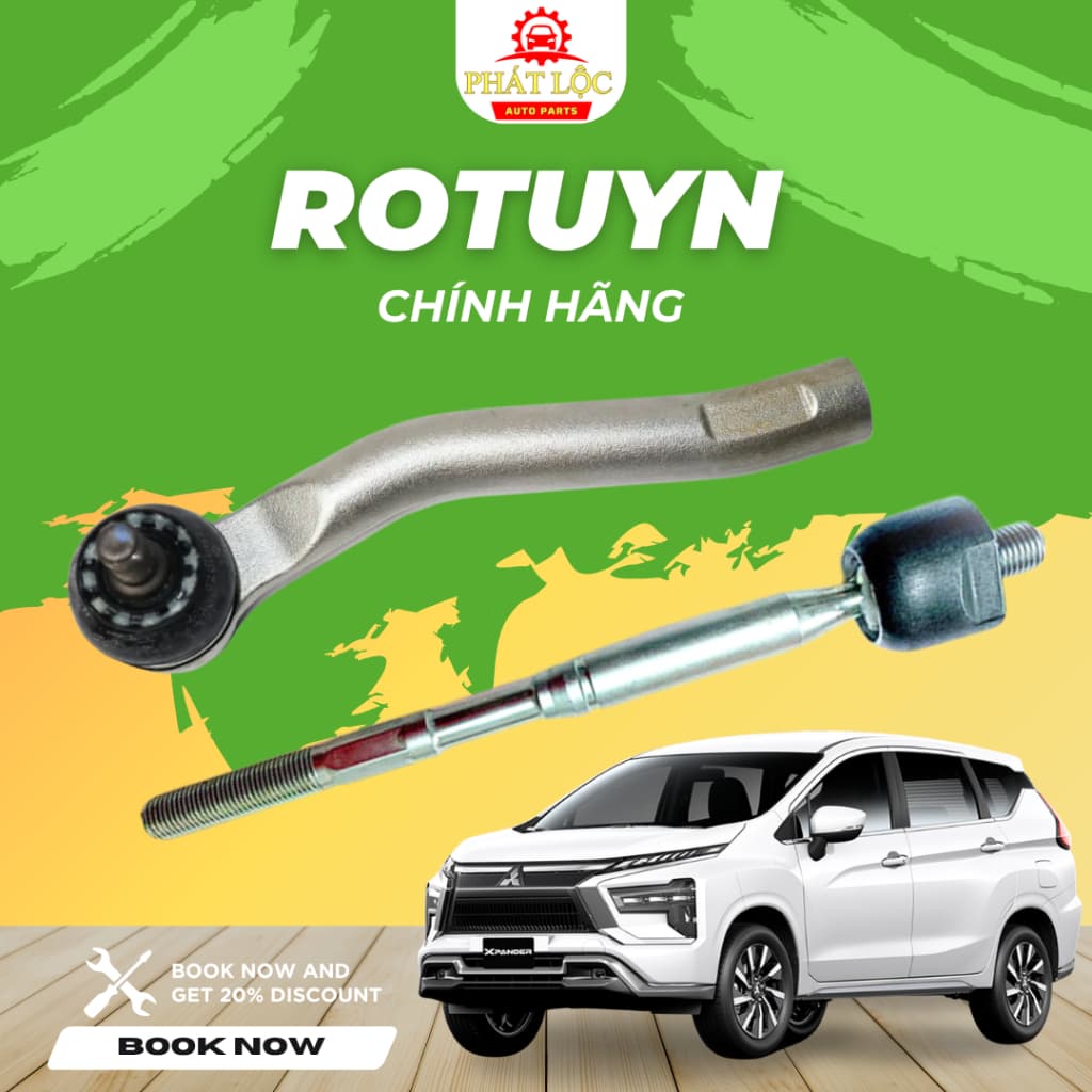 Rotuyn lái ngoài,lái trong Xpander ( Mitsubishi chính hãng)