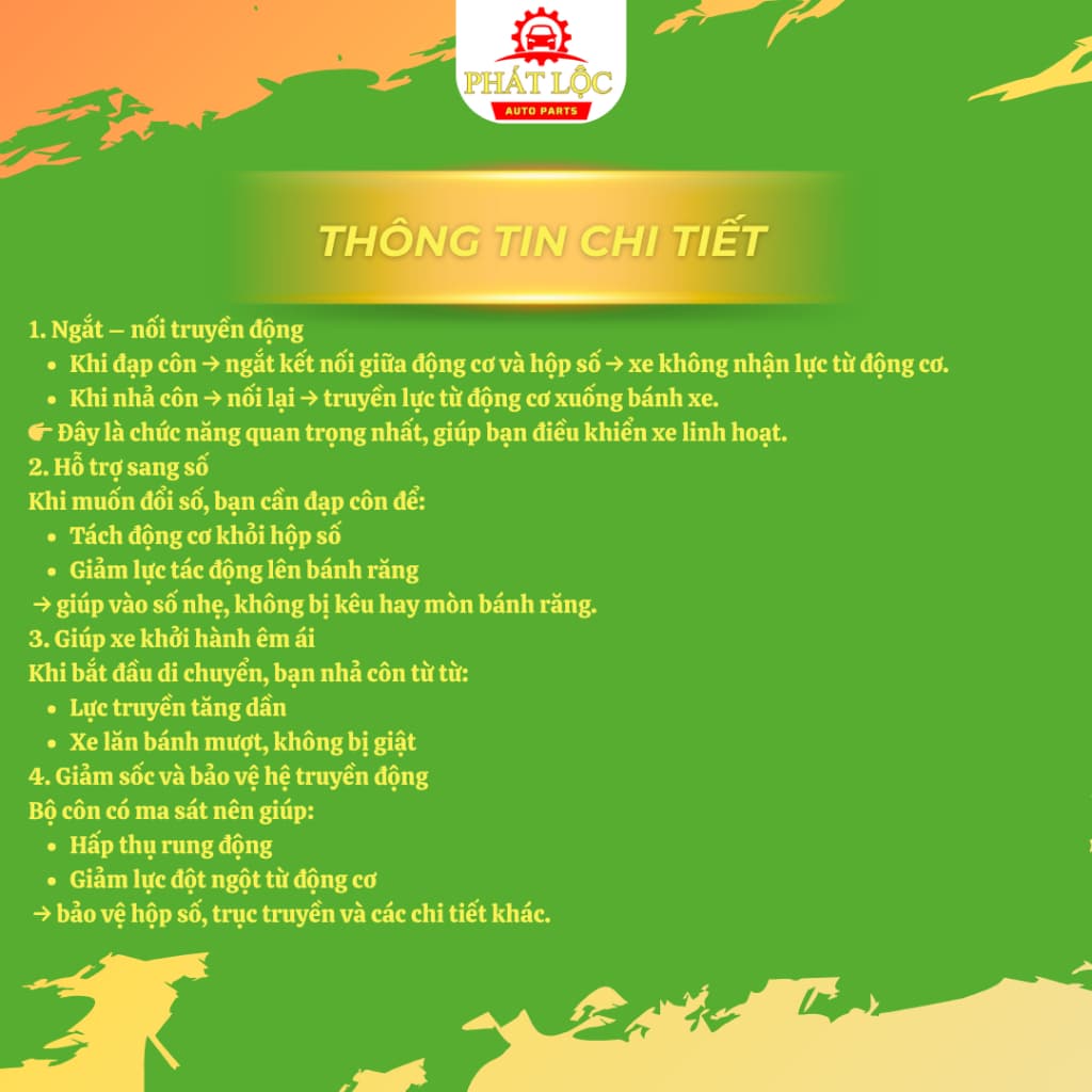 Bộ lá côn, bàn ép, bi tê Xpander ( Mitsubishi chính hãng) - ảnh 6