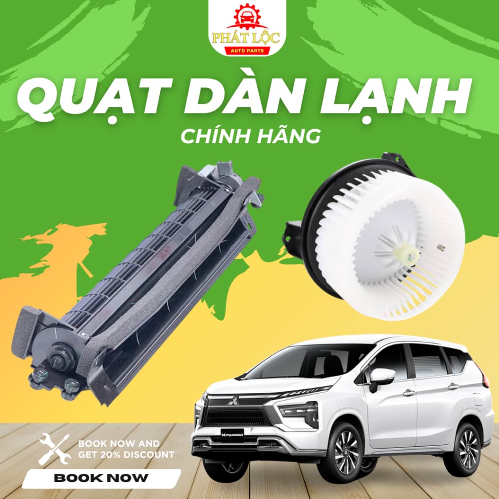 Mô tơ quạt dàn lạnh, quạt điều hòa Xpander ( Mitsubishi chính hãng)