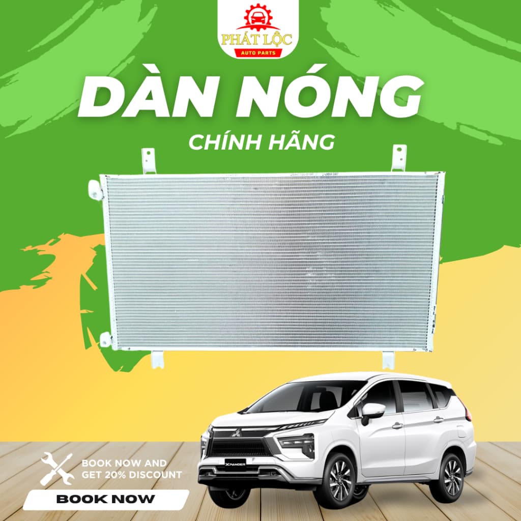 Dàn nóng, Gián nóng Xpander ( Mitsubishi chính hãng)