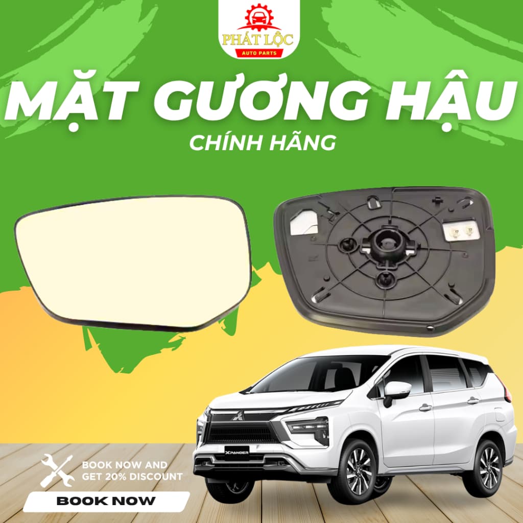 Mặt gương chiếu hậu Xpander ( Mitsubishi chính hãng)