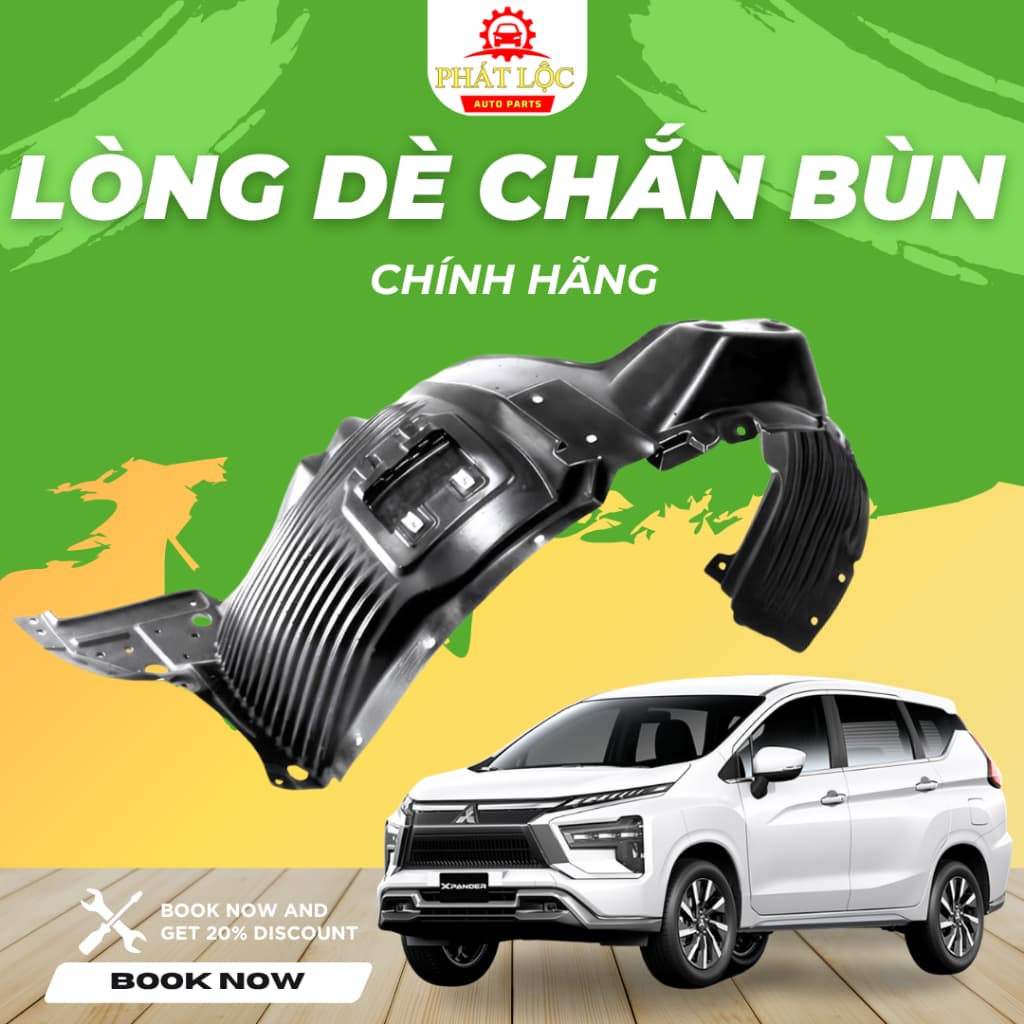Lòng dè chắn bùn Xpander ( Mitsubishi chính hãng)