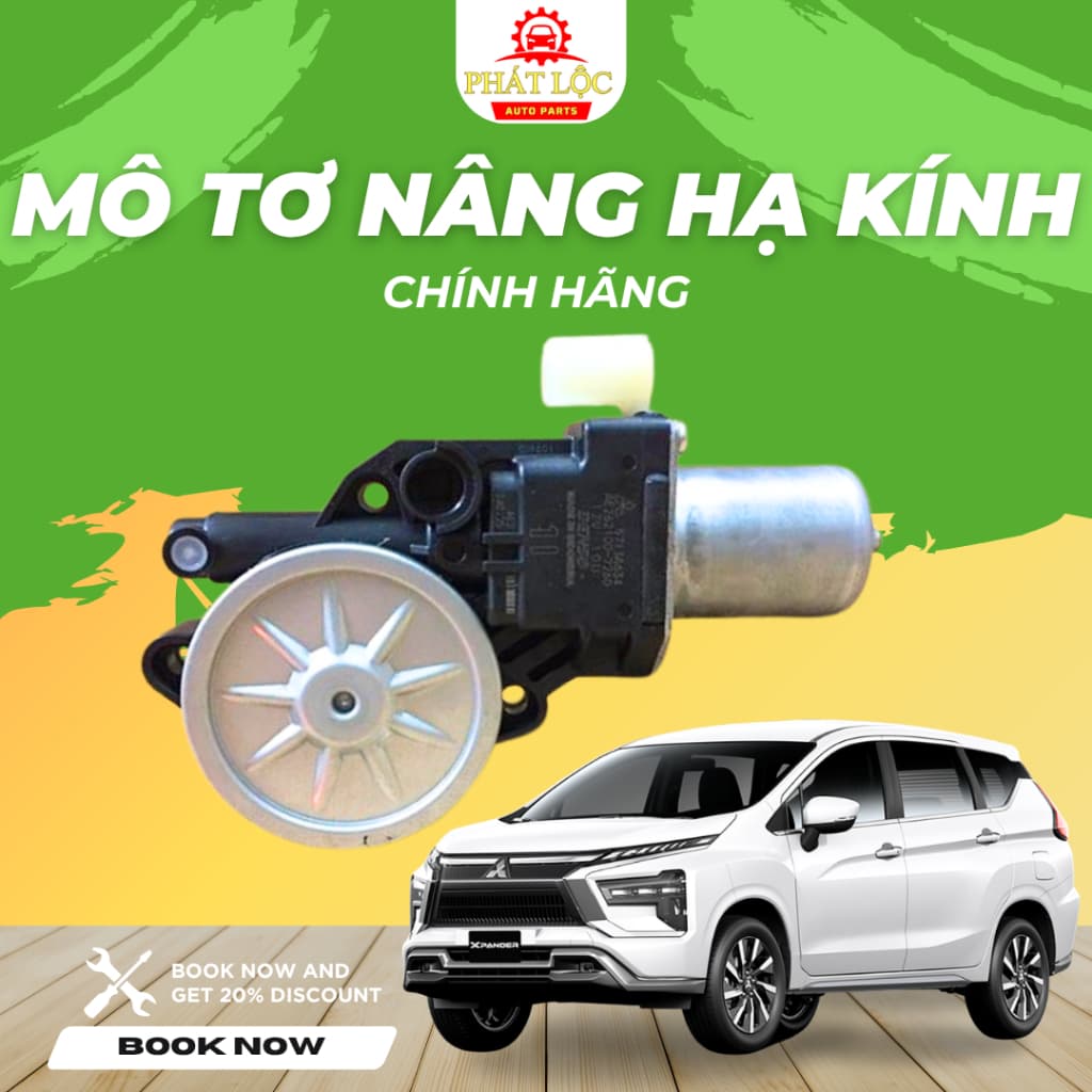 Mô tơ lên xuống kính cửa Xpander ( Mitsubishi chính hãng)