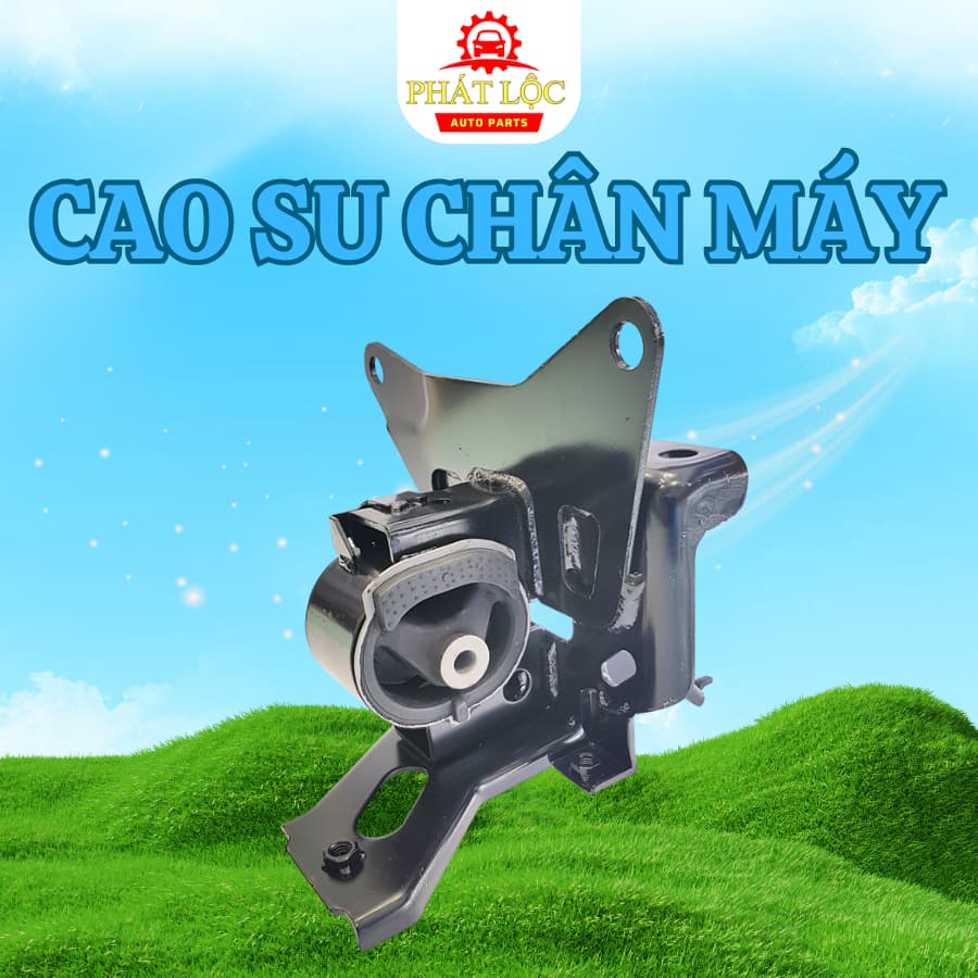 Cao su chân máy, cao su chân hộp số Vios 2014-2024 ( Toyota chính hãng) - ảnh 4