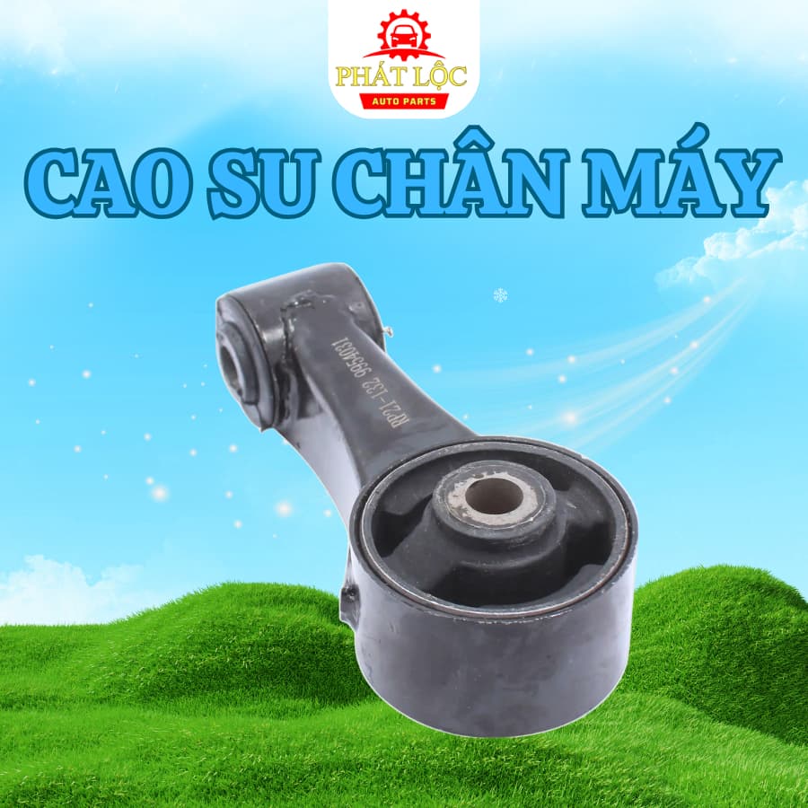 Cao su chân máy, cao su chân hộp số Vios 2014-2024 ( Toyota chính hãng) - ảnh 3