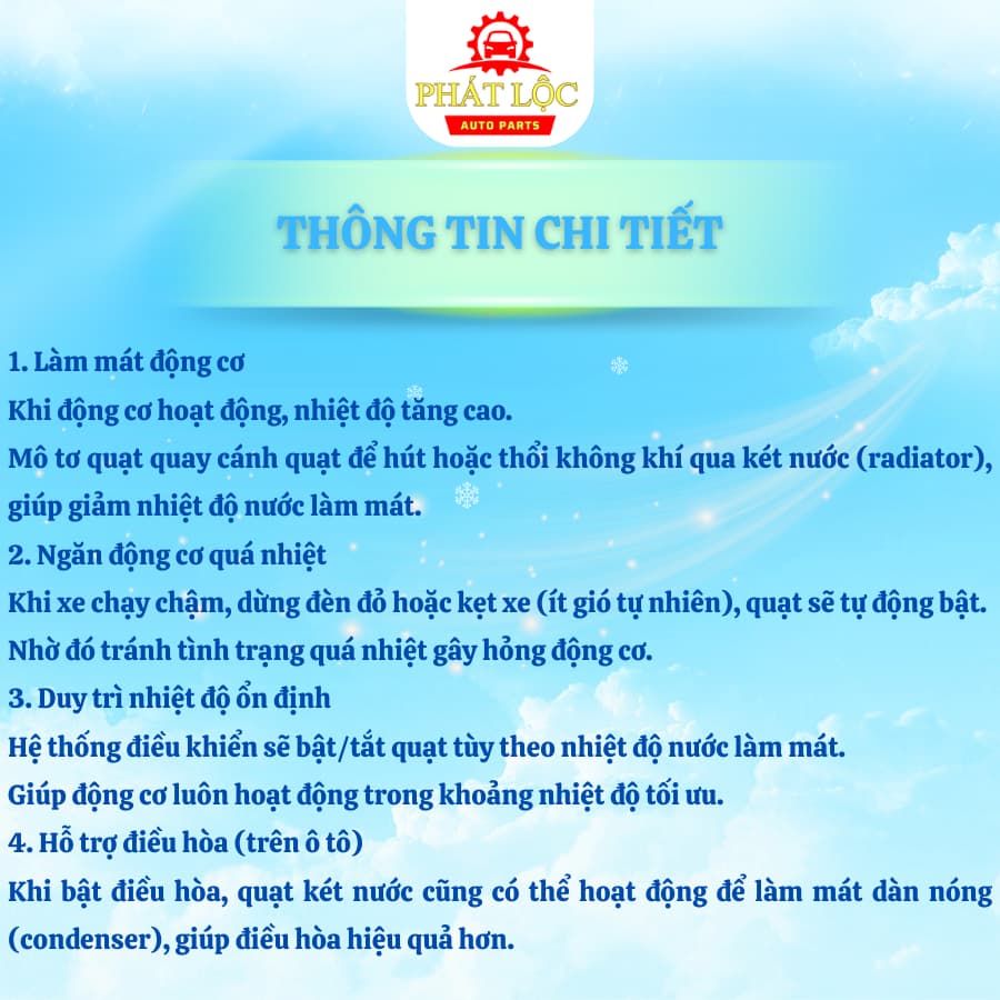 Mô tơ quạt két nước Vios 2014-2024 ( Toyota chính hãng) - ảnh 4