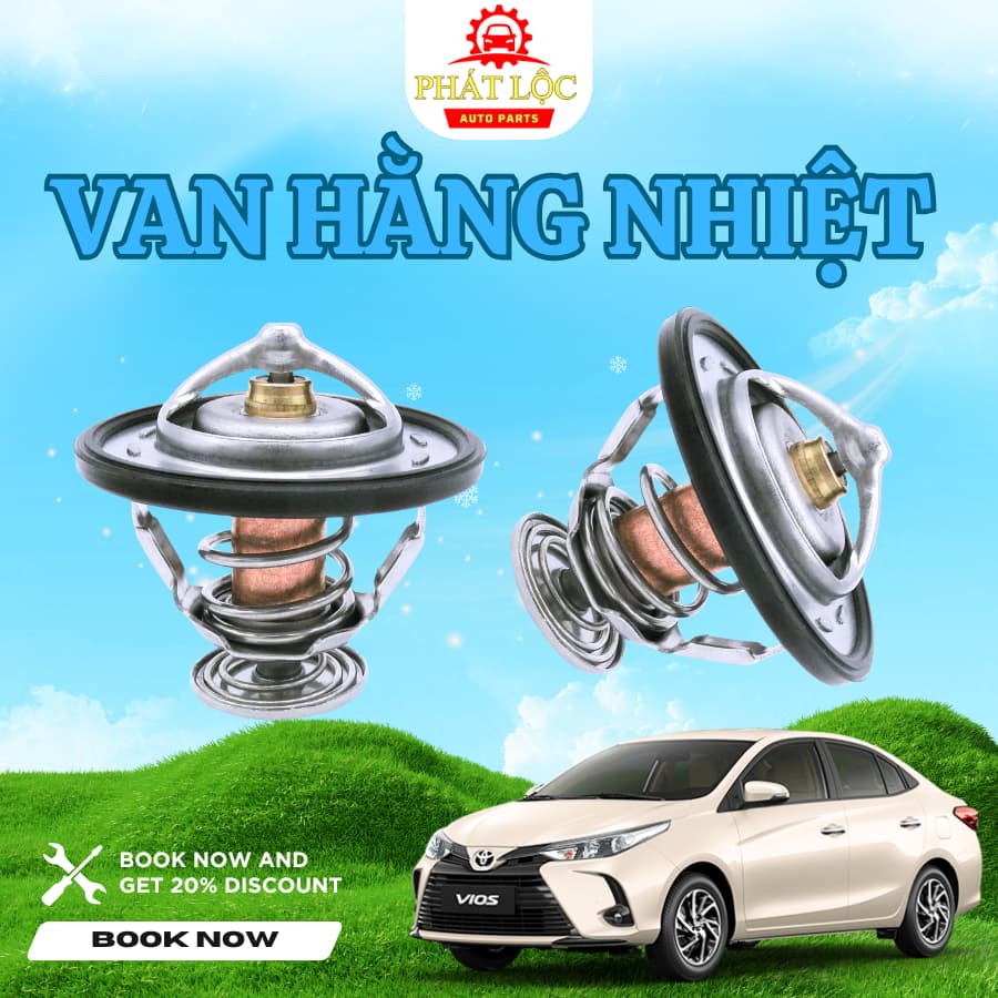 Van hằng nhiệt Vios 2014-2024 ( Toyota chính hãng)