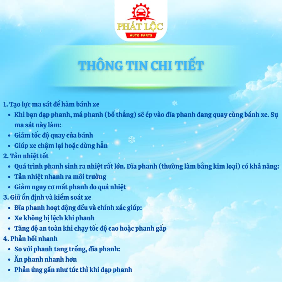 Đĩa phanh Vios 2014-2024 ( Toyota chính hãng) - ảnh 5