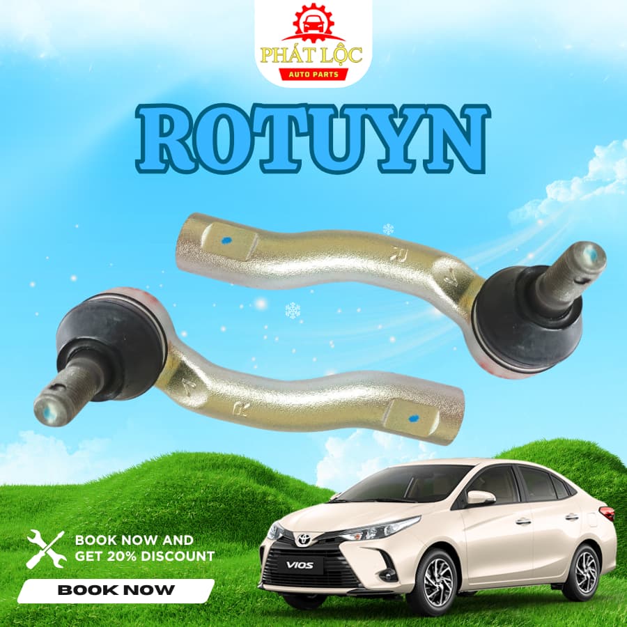 Rotuyn lái ngoài Vios 2014-2024 ( Toyota chính hãng)
