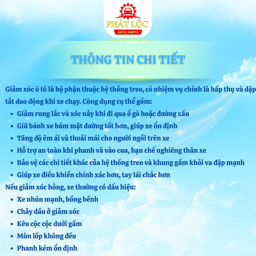 [ Giá 1 cặp] Giảm xóc, phuộc nhún Vios 2014-2024 ( Toyota chính hãng) - ảnh 4
