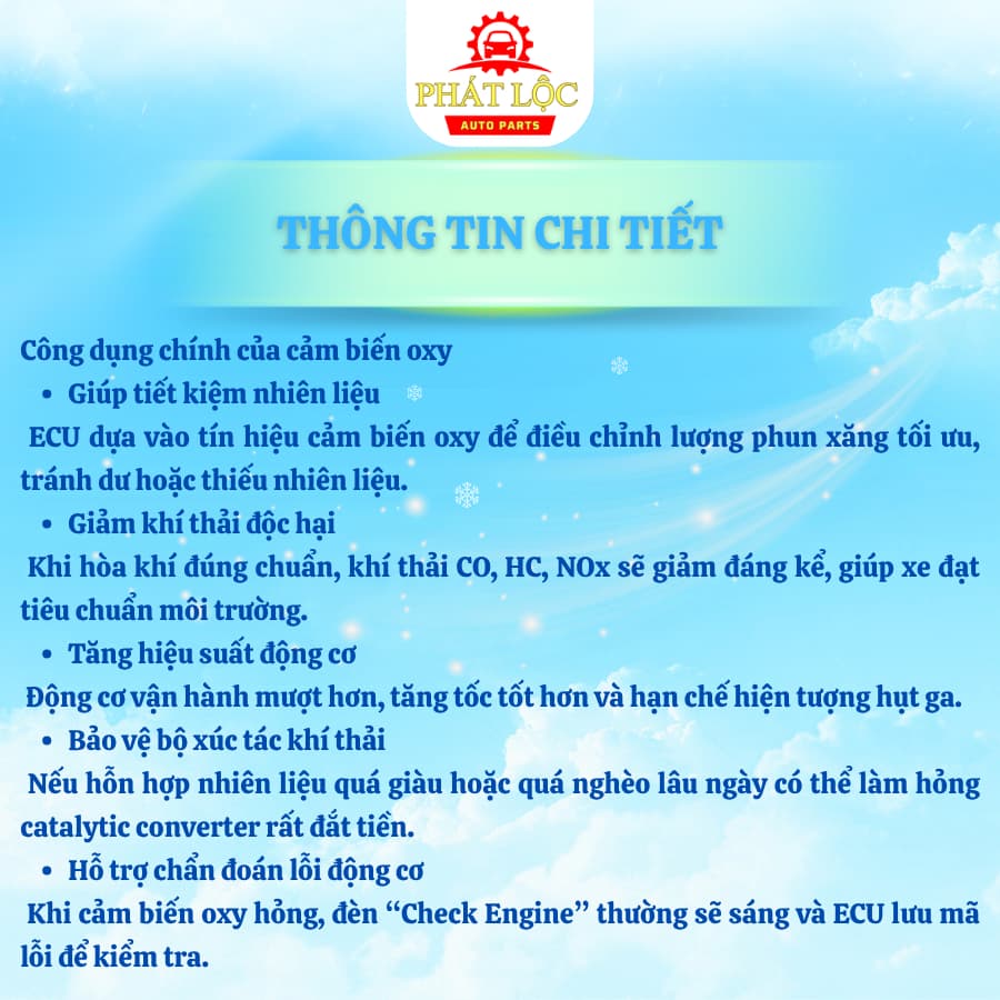 Cảm biến oxy Vios 2014-2024 ( Toyota chính hãng) - ảnh 4