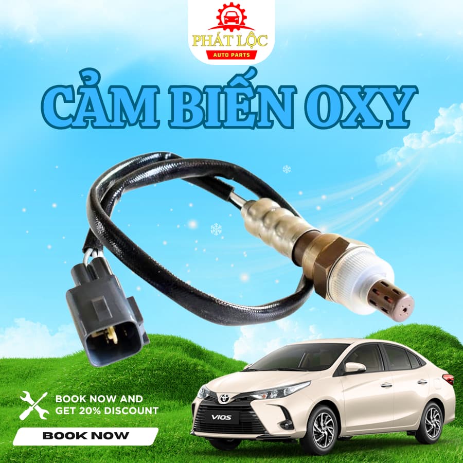 Cảm biến oxy Vios 2014-2024 ( Toyota chính hãng)