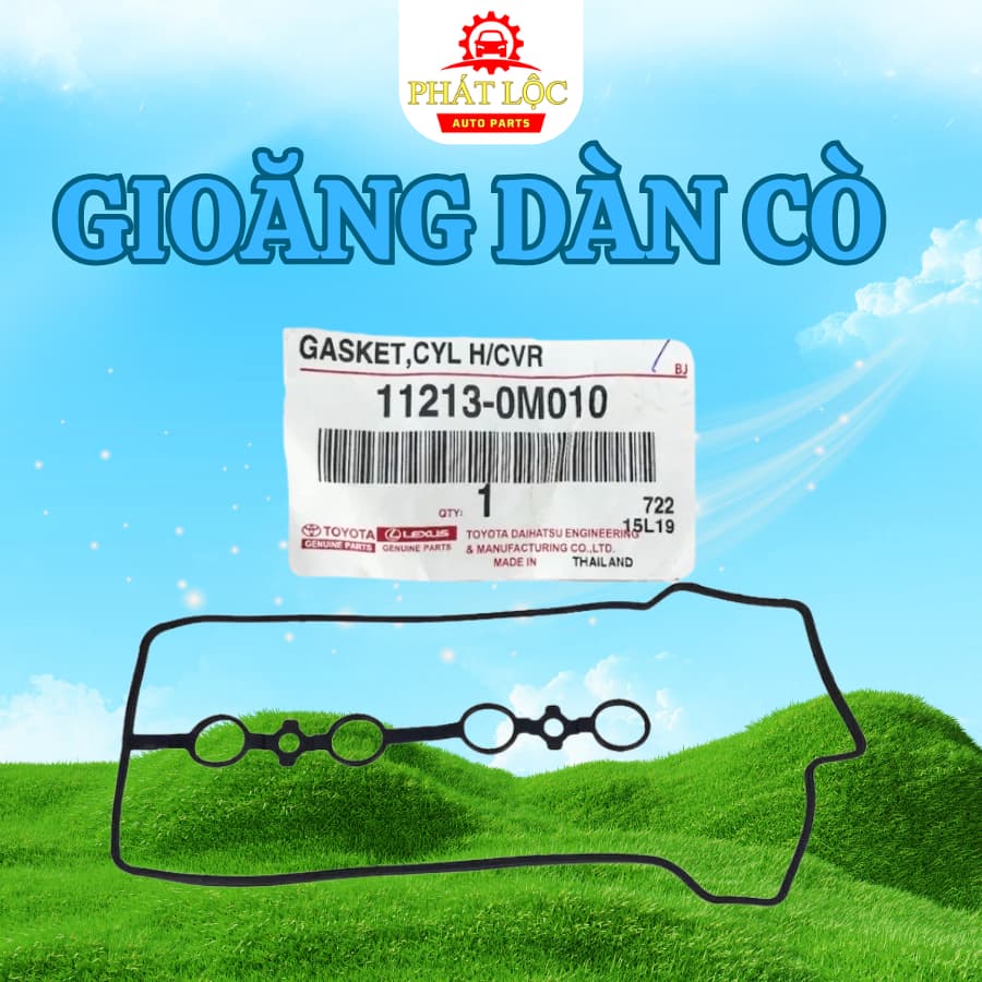 Gioăng nắp dàn cò, ron dàn cò Vios 2014-2024 1.5 ( Toyota chính hãng) - ảnh 3