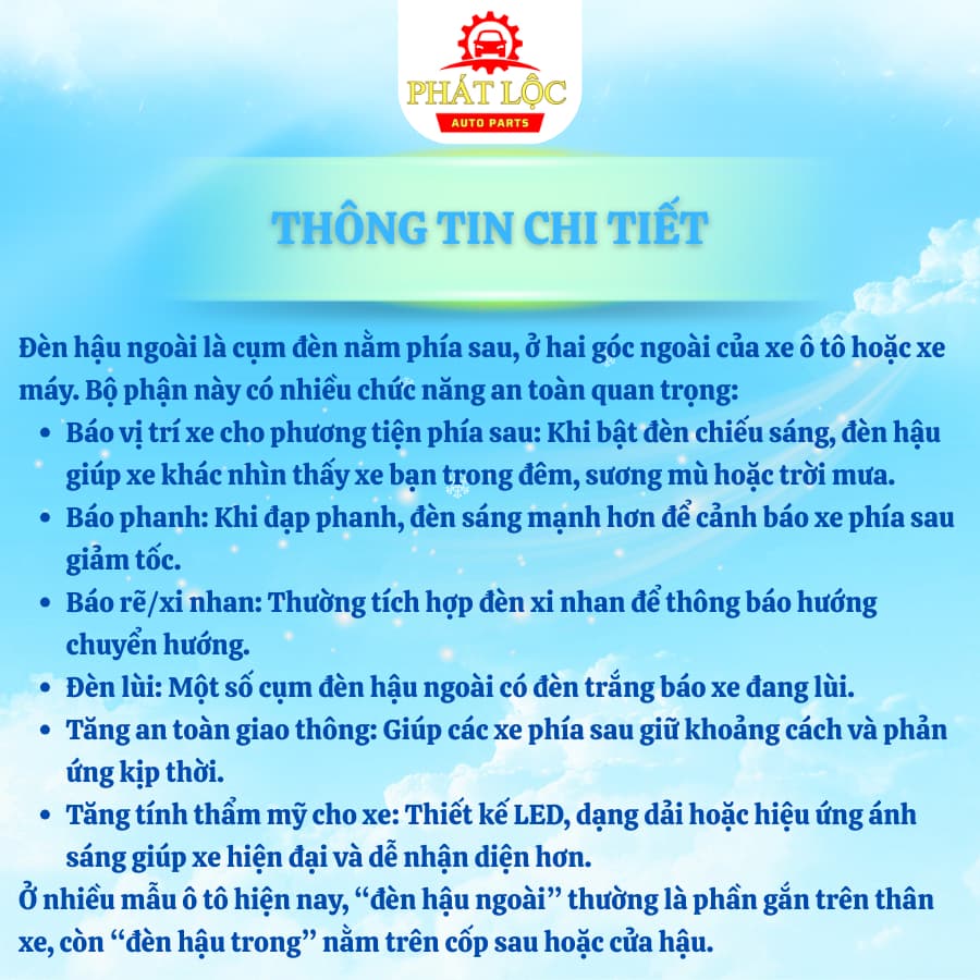 Đèn hậu miếng ngoài Vios 2018-2023 ( Toyota chính hãng) - ảnh 4