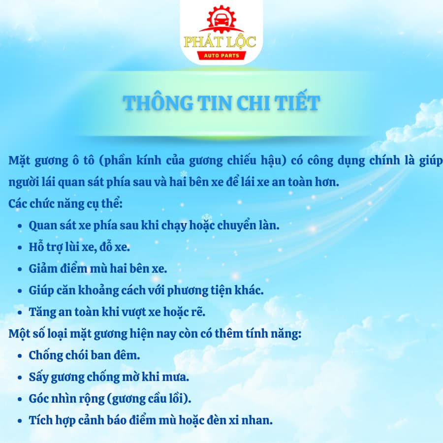 Mặt gương Vios 2014-2024 (Toyota chính hãng) - ảnh 4