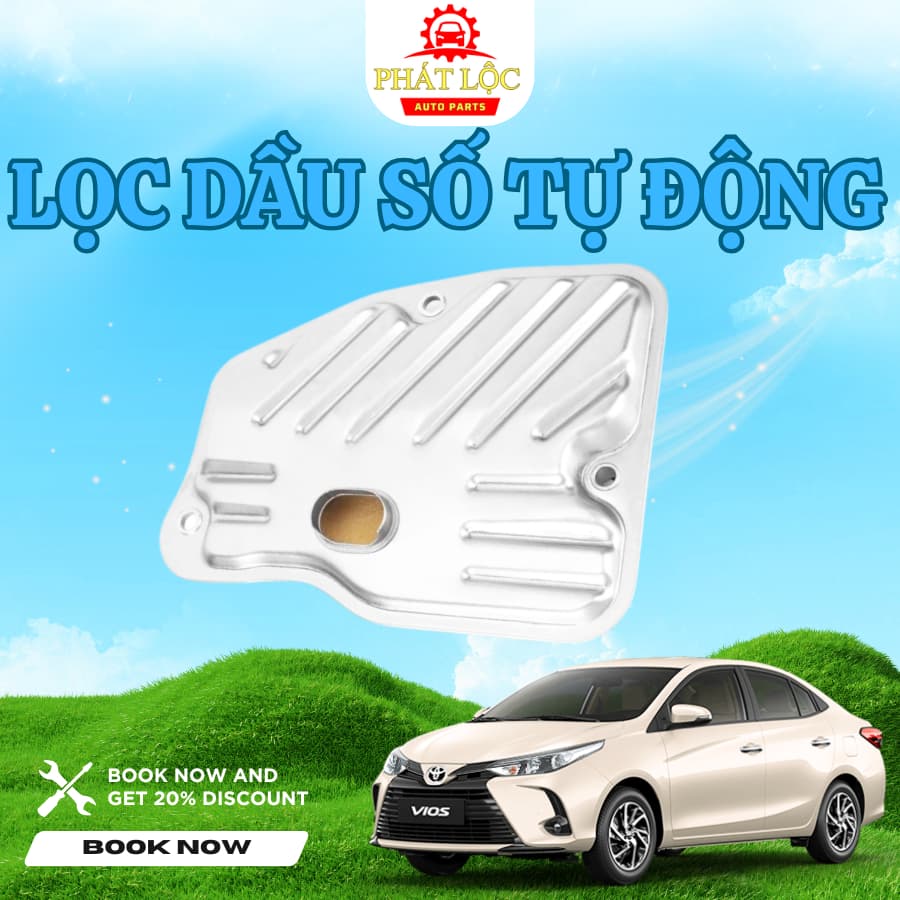 Lọc dầu số tự động Vios 2014-2024 ( Toyota chính hãng)