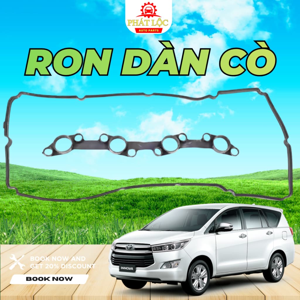 Gioăng dàn cò, ron dàn cò Innova 2004-2022 ( Toyota chính hãng) - ảnh 2