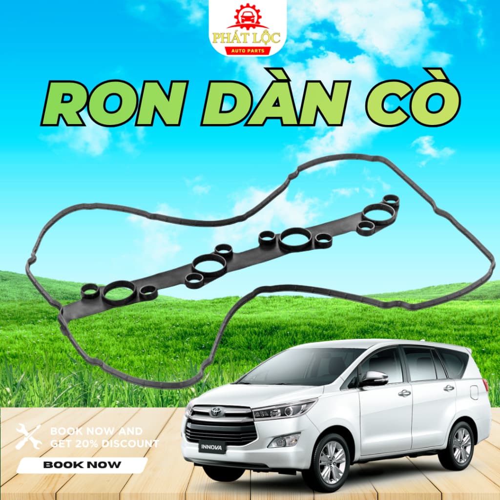 Gioăng dàn cò, ron dàn cò Innova 2004-2022 ( Toyota chính hãng)
