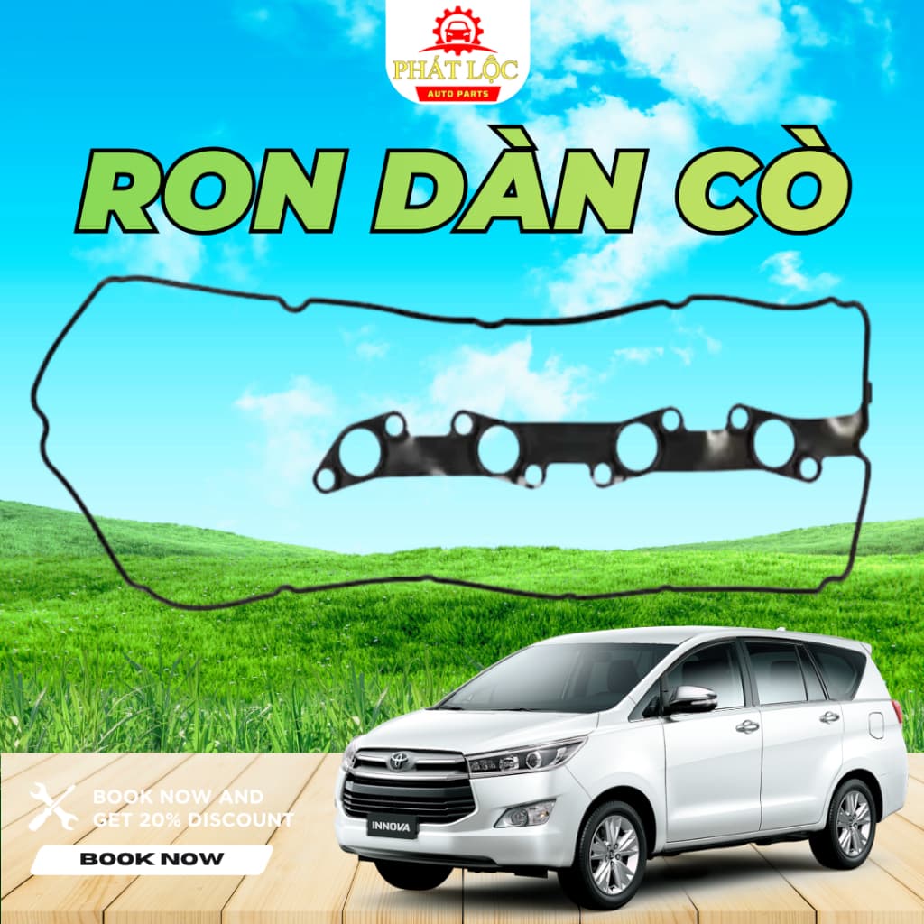 Gioăng dàn cò, ron dàn cò Innova 2004-2022 ( Toyota chính hãng) - ảnh 3