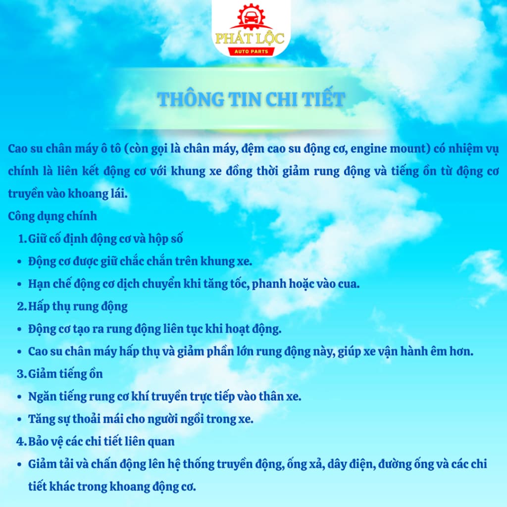 Cao su chân máy, cao su chân hộp số Innova 2004-2022 ( Toyota chính hãng) - ảnh 4
