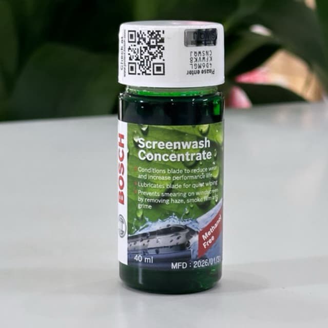 Nước rửa kính cao cấp đậm đặc BOSCH chai 40ml pha cùng 4L nước ( Bosch chính hãng) - ảnh 9