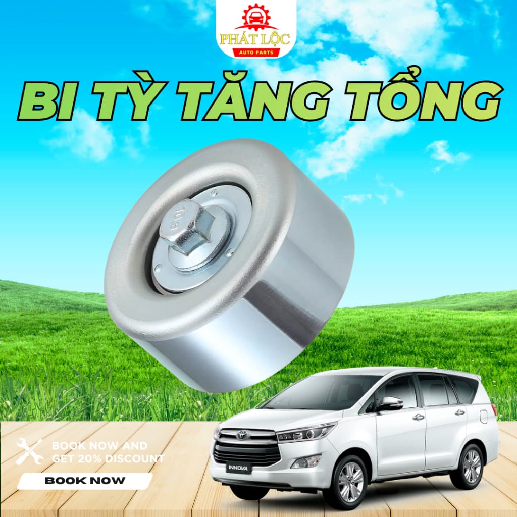 Bi tăng dây curoa tổng Innova ( Toyota chính hãng)